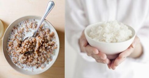 buckwheat and rice porridge to get out of the ketodium