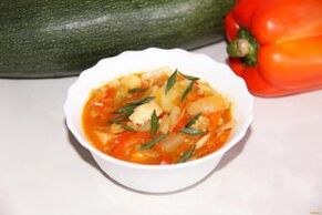the vegetable stew for the ketodium