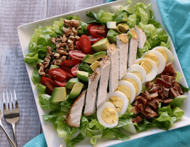 diet salad with a high protein content