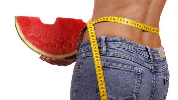Eating watermelons will help you lose 5 kg fast in a week. 
